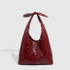 Tote Bag Rivet Bow Underarm Bag Women's Bucket Bag