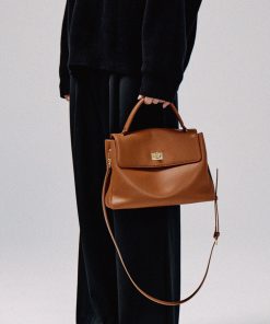 Women's Fashion Large Capacity Cowhide Shoulder Crossbody Bag